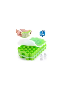 Zulay Kitchen Honeycomb Shaped Silicone Ice Cube Tray Set -Lux Décor Collection shop Belk 1025