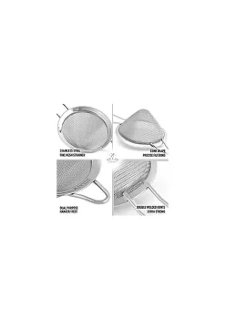 Zulay Kitchen Cone Shaped Cocktail Strainer For Cocktails, Tea Herbs, Coffee & Drinks -Lux Décor Collection shop Belk 1070