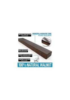 Zulay Kitchen Wooden Magnetic Knife Strip -Lux Décor Collection shop Belk 1080