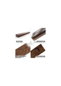 Zulay Kitchen Wooden Magnetic Knife Strip -Lux Décor Collection shop Belk 1082