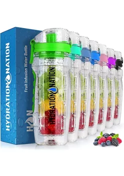 Zulay Kitchen Hydration Nation Portable Water Bottle with Fruit Infuser