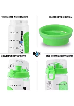 Zulay Kitchen Hydration Nation Portable Water Bottle with Fruit Infuser -Lux Décor Collection shop Belk 1102