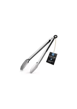 Zulay Kitchen Locking Stainless Steel Tongs - Scallop Head Edge Kitchen Tongs With Lock Mechanism (12 inch) -Lux Décor Collection shop Belk 1111