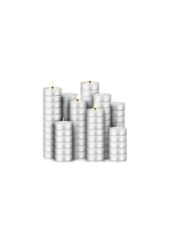 Zulay Kitchen Simple Craft Tea Lights Candles - Unscented Pack -Lux Décor Collection shop Belk 1135