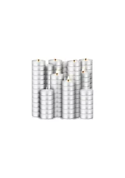 Zulay Kitchen Simple Craft Tea Lights Candles - Unscented Pack -Lux Décor Collection shop Belk 1136