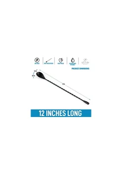 Zulay Kitchen Stainless Steel Cocktail Spoon -Lux Décor Collection shop Belk 1152