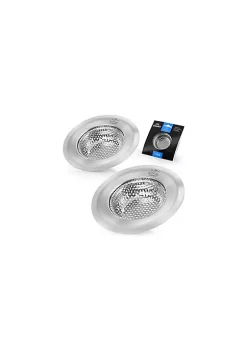 Zulay Kitchen Sink Drain Strainer (2 Pack) - Wide Rim 4.5” Diameter -Lux Décor Collection shop Belk 1165