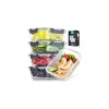 Zulay Kitchen Snap Lock Glass Food Container with Lids (5-Pack) -Lux Décor Collection shop Belk 1180