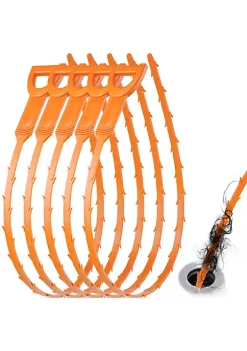 Zulay Kitchen Simple Craft 20-Inch Plumbing Snake Drain Clog Remover - 5 Pack