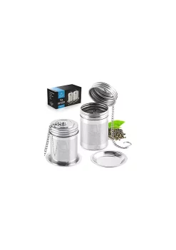 Zulay Kitchen Stainless Steel Tea Infusers (Set of 2)