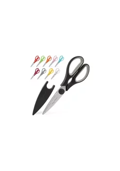 Zulay Kitchen Stainless Steel Kitchen Shears With Protective Cover