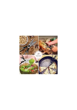 Zulay Kitchen Stainless Steel Kitchen Shears With Protective Cover -Lux Décor Collection shop Belk 1302
