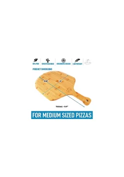 Zulay Kitchen Bamboo Pizza Paddle -Lux Décor Collection shop Belk 1311