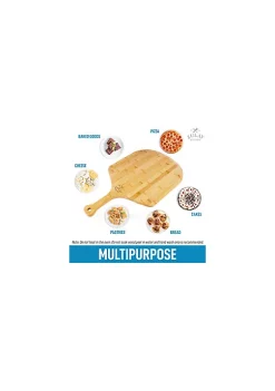 Zulay Kitchen Bamboo Pizza Paddle -Lux Décor Collection shop Belk 1312