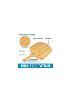 Zulay Kitchen Bamboo Pizza Paddle -Lux Décor Collection shop Belk 1313