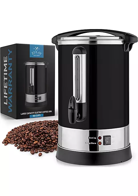Zulay Kitchen 100 Cup Commercial Coffee Urn 8 Zulay Kitchen 100 Cup Commercial Coffee Urn - Image 6