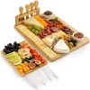Zulay Kitchen Cheese Board Platter Set - Bamboo -Lux Décor Collection shop Belk 1394