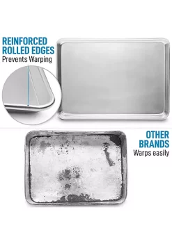 Zulay Kitchen Aluminum Baking Pan - Half Sheet -Lux Décor Collection shop Belk 1403