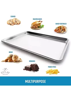 Zulay Kitchen Aluminum Baking Pan - Half Sheet -Lux Décor Collection shop Belk 1404