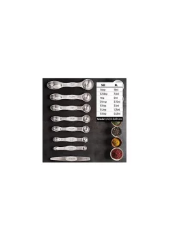Zulay Kitchen Magnetic Measuring Spoons - Set of 8 -Lux Décor Collection shop Belk 1408