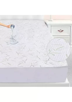 Lux Décor Collection Bamboo Mattress Protector â€“ 100% Waterproof â€“ Mattress Cover