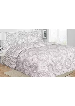 Lux Décor Collection 5 Piece Reversible Comforter Set