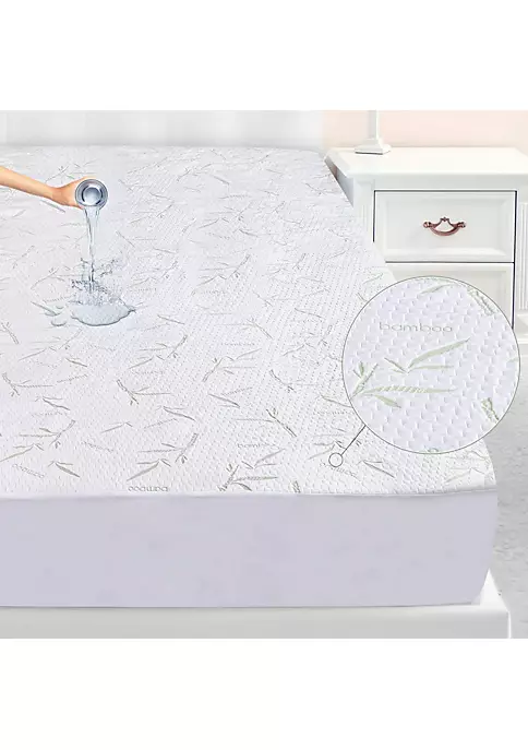 Lux Décor Collection Bamboo Mattress Protector – 100% Waterproof – Mattress Cover 3 Lux Décor Collection Bamboo Mattress Protector – 100% Waterproof – Mattress Cover