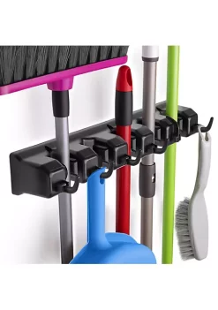 Zulay Kitchen Mop and Broom Organizer Wall Mount