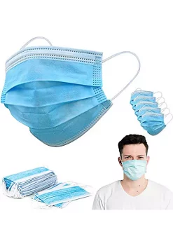 Lux Décor Collection 50 PCS 3 Ply Face Mask Disposable Ear-loop Mouth Cover