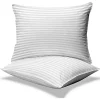 Lux Décor Collection 2 Pack Cotton Stripe Plush Bed Pillows -Lux Décor Collection shop Belk 1676