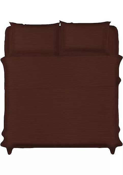 Lux Décor Collection STRIPE DESIGN 4-PIECE SHEET SET 4 Lux Décor Collection STRIPE DESIGN 4-PIECE SHEET SET - Image 2