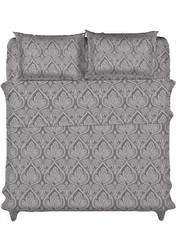 Lux Décor Collection 6-PIECE PAISLEY SHEET SET