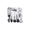 Zulay Kitchen Nylon Kitchen Utensils & Stainless Steel Cooking Utensils Set - 23 Piece