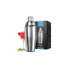 Zulay Kitchen Cocktail Shaker with Built-in Strainer For Bartending & Homebars (24oz) -Lux Décor Collection shop Belk 218