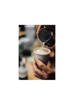 Zulay Kitchen Stainless Steel Frothing Pitcher with Easy to Read Measurements -Lux Décor Collection shop Belk 236