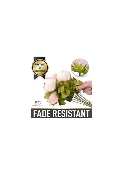 Zulay Kitchen Simple Craft Peony Flowers Artificial for Decoration -Lux Décor Collection shop Belk 259