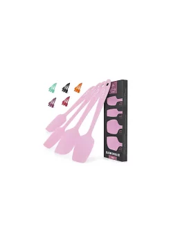 Zulay Kitchen Heat Resistant Silicone Spatula Set with Durable Stainless Steel Core