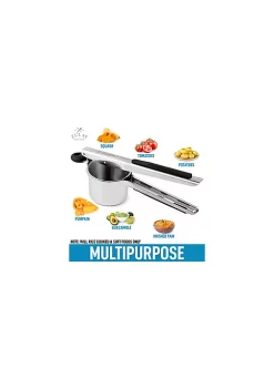 Zulay Kitchen Large 13.5oz Potato Ricer Stainless Steel - Heavy Duty Ricer Kitchen Tool With Non-Slip Handle -Lux Décor Collection shop Belk 28