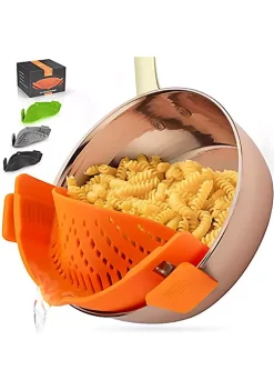 Zulay Kitchen Adjustable Silicone Pot Strainer
