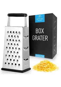 Zulay Kitchen Cheese Grater With Easy Grip Handle