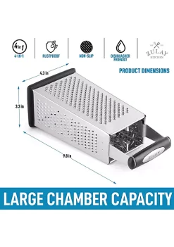 Zulay Kitchen Cheese Grater With Easy Grip Handle -Lux Décor Collection shop Belk 314
