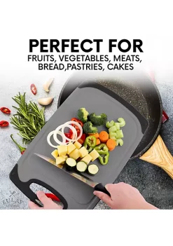 Zulay Kitchen Cutting Board With Juice Grooves (3-Piece Set) -Lux Décor Collection shop Belk 320