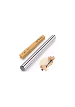 Zulay Kitchen Simple Craft Premium 16” Rolling Pin For Making Cookies, Pastries, Pizza, Pies, and Pastas