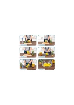 Zulay Kitchen Stainless Steel Pineapple Corer -Lux Décor Collection shop Belk 354
