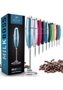 Zulay Kitchen Handheld Milk Frother with Stand
