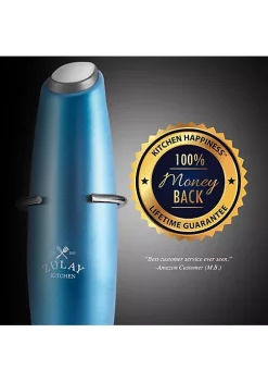 Zulay Kitchen Handheld Milk Frother with Stand -Lux Décor Collection shop Belk 371