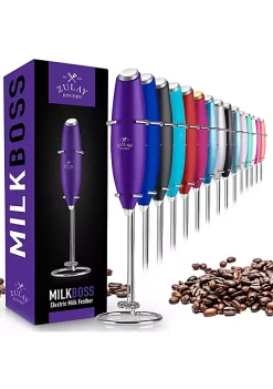 Zulay Kitchen Handheld Milk Frother with Stand -Lux Décor Collection shop Belk 375