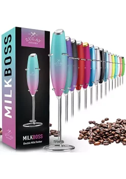 Zulay Kitchen Handheld Milk Frother with Stand -Lux Décor Collection shop Belk 378