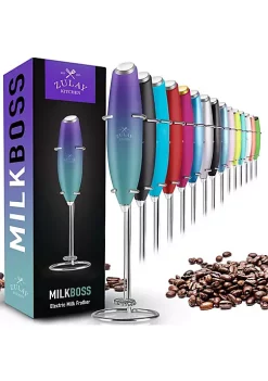 Zulay Kitchen Handheld Milk Frother with Stand -Lux Décor Collection shop Belk 379