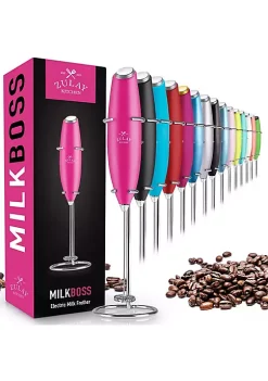 Zulay Kitchen Handheld Milk Frother with Stand -Lux Décor Collection shop Belk 380
